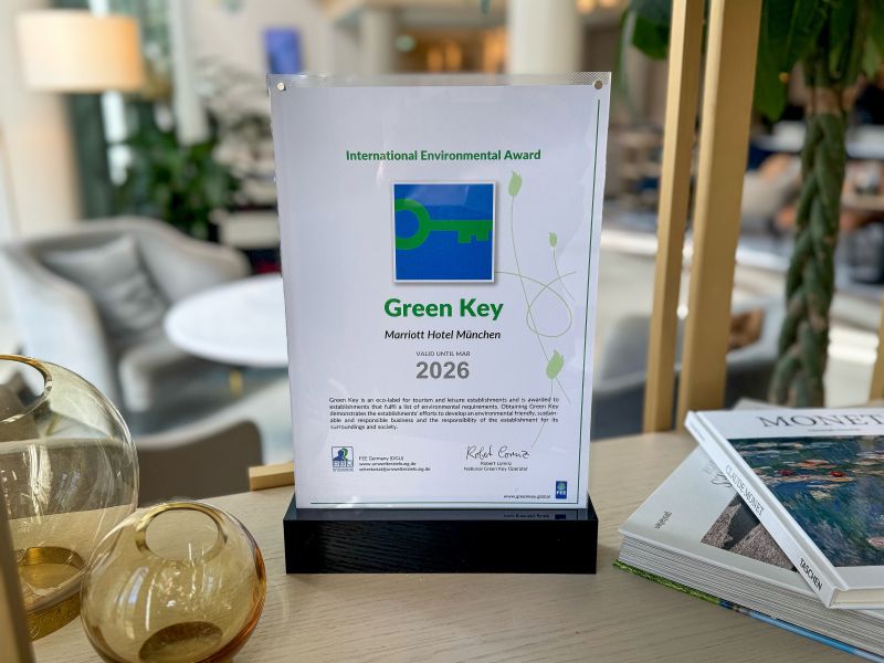 Munich Marriott Hotel Achieves Green Key Certification, Reinforcing Al Sraiya Hotels & Hospitality Group’s Global Sustainability Commitments